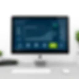 A computer screen displaying performance metrics