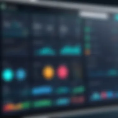 Innovative Dashboard Features Dashboard interface of accounting software