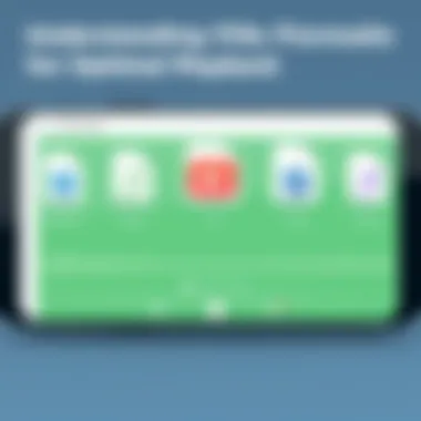 Understanding Audio File Formats for Optimal Playback Different audio file formats displayed on Android