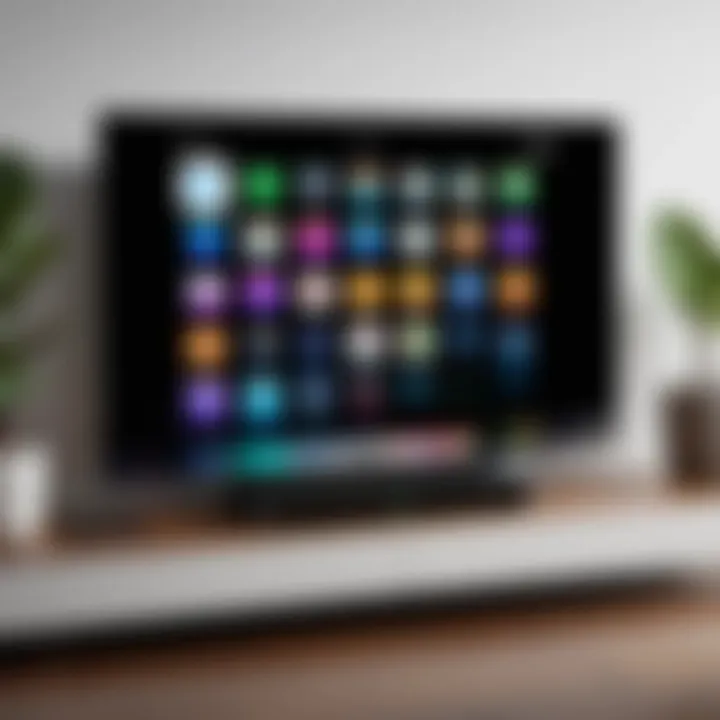 Apple TV interface