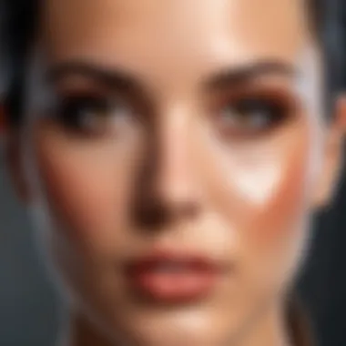 An artistic interpretation of a digitally altered face with seamless blending.