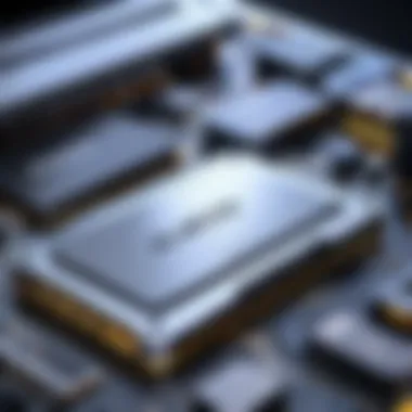 Close-up of the Avon Gaming Laptop's high-performance hardware components