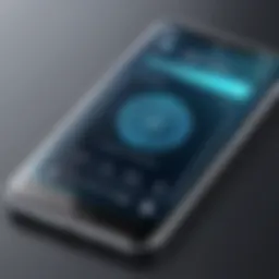 A modern smartphone displaying an ID scanning application interface.