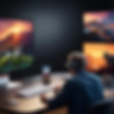 Exciting Multiplayer Experiences on Apple A captivating multiplayer gaming moment on Apple