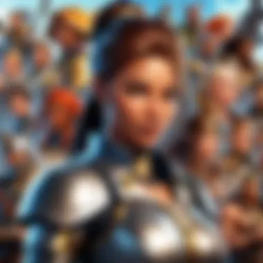 Diverse Characters in Strategy Games Diverse characters and units in a strategy game setting