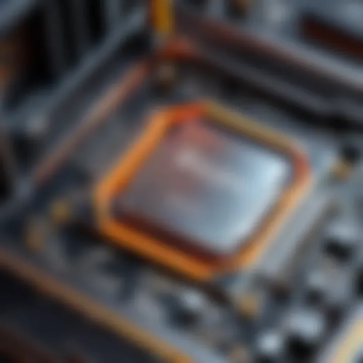 Illustration of Ryzen CPUs in a gaming setup