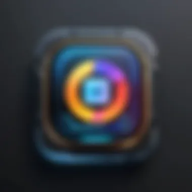 An artistic view of third-party applications used for changing app icons on iPhone