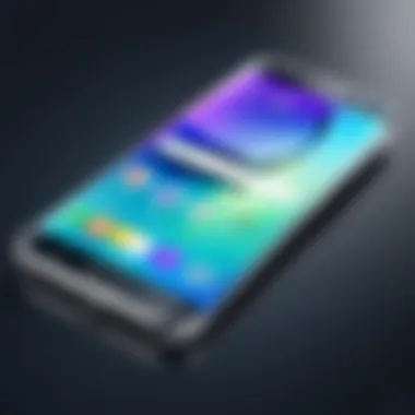 Transparent cover showcasing the phone's design