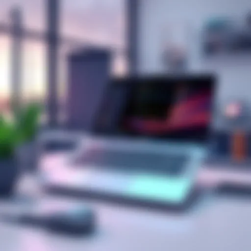 A sleek Chromebook on a modern workspace