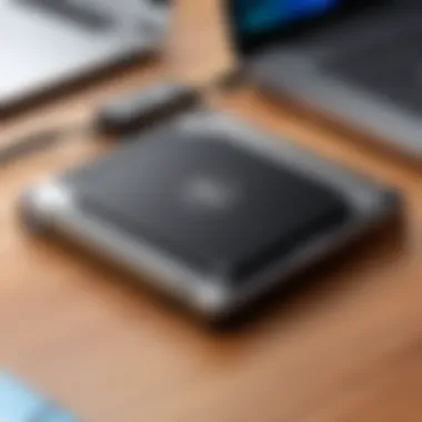 Dell External SSD connected to various devices