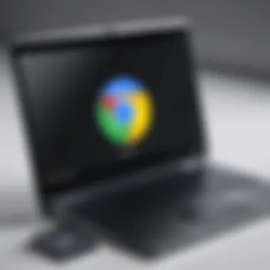 A visual guide displaying the Chrome OS logo against a modern PC backdrop