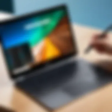 Exploring Touchscreen Features on Chromebook Chromebook touchscreen interface showcasing features