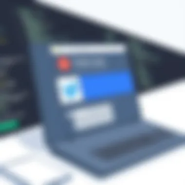 Illustration of third-party application interface for Twitter