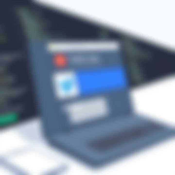 Illustration of third-party application interface for Twitter