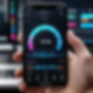 Adjusting Video Speed on iPhone iPhone video editing interface showcasing speed adjustment feature