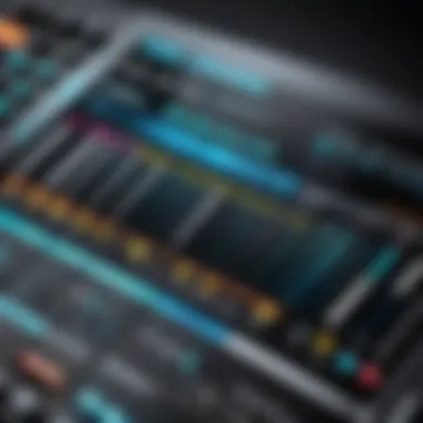 Visual Representation of a Bass Equalizer Interface Bass Equalizer Interface