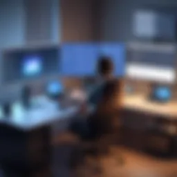 Illustration of a Discord server setup