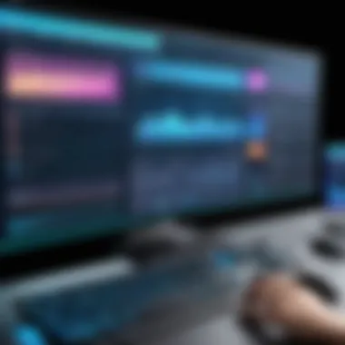 User-Friendly Recording Software Interface Recording software interface with gameplay footage