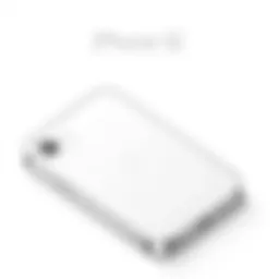 Elegant design of the iPhone SE showcasing its sleek lines and compact form.