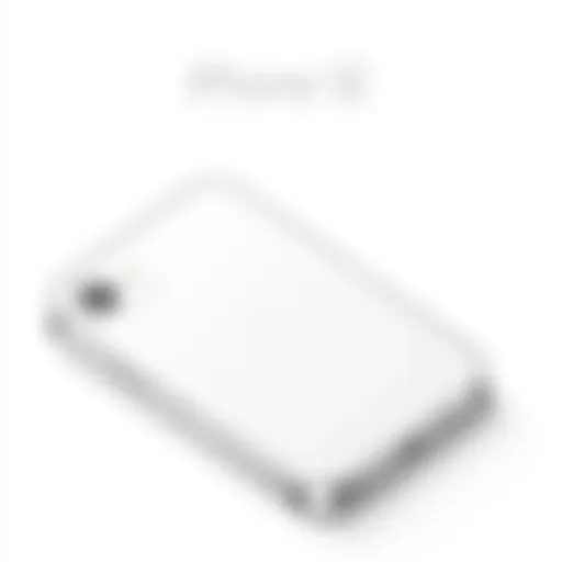 Sleek Design of the iPhone SE Elegant design of the iPhone SE showcasing its sleek lines and compact form.