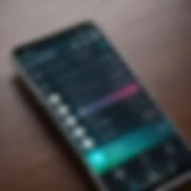 Popular TV Remote App Interface Interface of a popular TV remote application