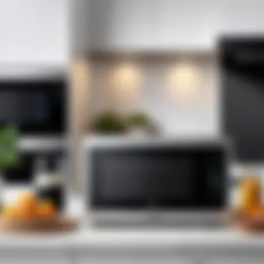 Smart Features of the Alexa Microwave Highlighting the smart features of the Alexa Microwave interface