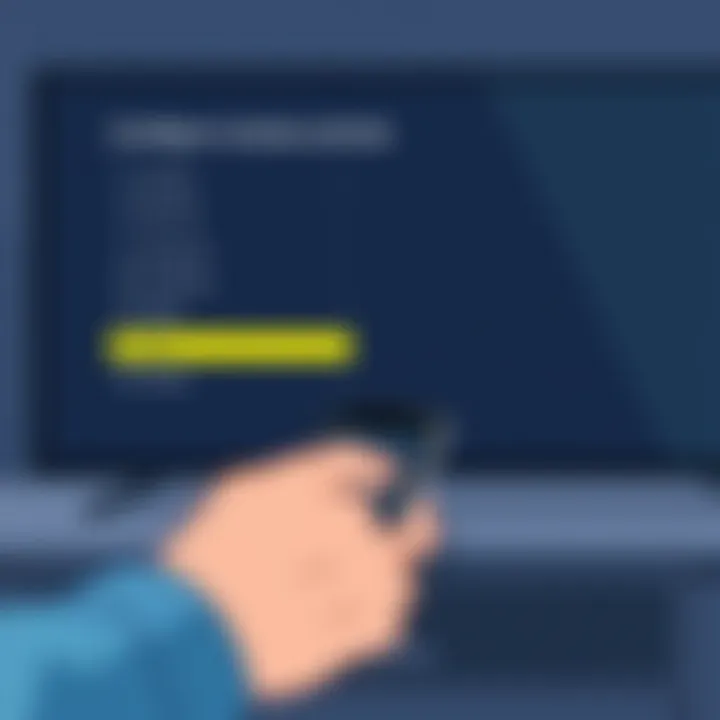 User configuring settings for remote control