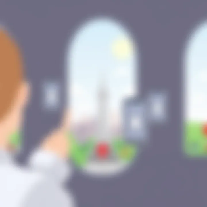 A visual display of various Snapchat geo-filters in use