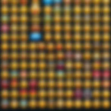 Diverse Custom Emoji Designs A vibrant collection of custom emojis reflecting diverse emotions and themes.