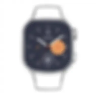 Third-Party Watch Face App Interface User interface of a third-party watch face app for Apple Watch