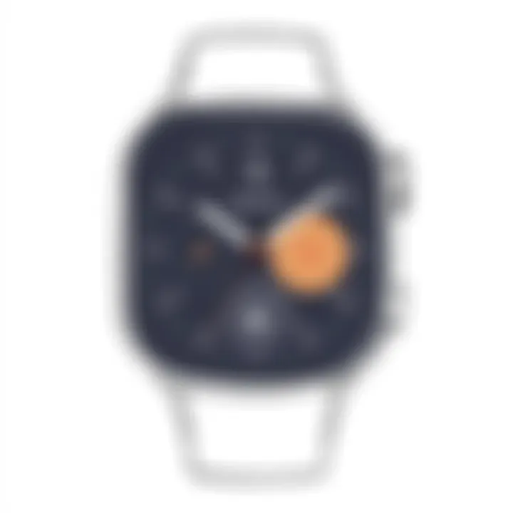 Third-Party Watch Face App Interface User interface of a third-party watch face app for Apple Watch