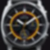 A vibrant custom watch face displayed on a smartwatch