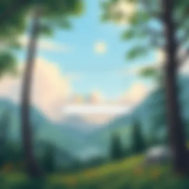 Custom Google background with nature theme