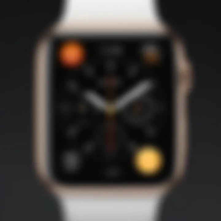 Apple Watch app interface for downloading new faces