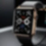 Elegant Apple Watch displaying a custom watch face