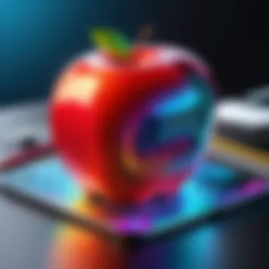 Vibrant Digital Artwork A vibrant digital artwork created using an Apple drawing application