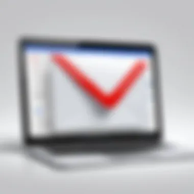 Illustration depicting unwanted emails marked as spam