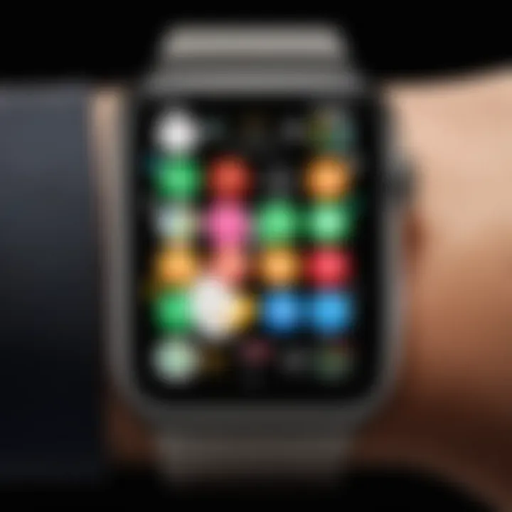 Apple Watch displaying productivity tools and notifications