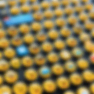 Emojis in Professional Use Illustration showcasing the integration of emojis in professional communication