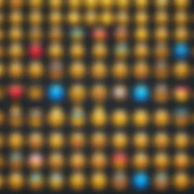 Diverse Emojis Collection A vibrant collection of unique emojis representing diverse emotions