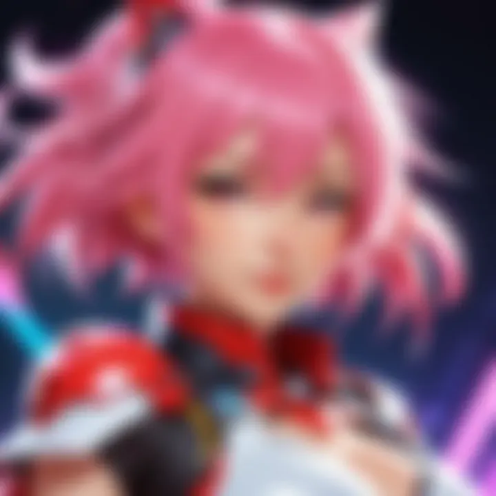 A vibrant character from a game similar to Honkai Impact 3 showcasing unique abilities