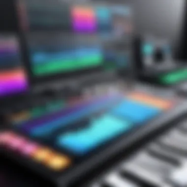 Innovative Music Production Software Creatively designed music production software with diverse features