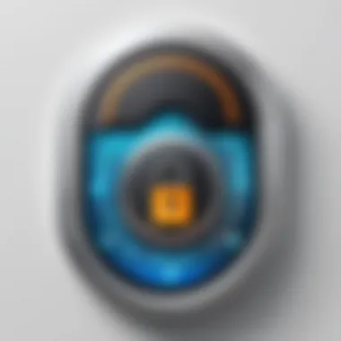 Digital Lock: Safeguarding Your Applications A digital lock graphic symbolizing app security