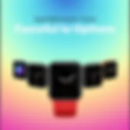 Vibrant display of Apple Watch Series 7 faces showcasing customization options