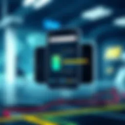 A smartphone displaying a measurement app interface