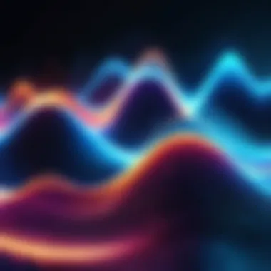 Visualization of sound waves during singing