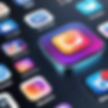 Strategic Integration of Chat Apps in Social Media Person analyzing the integration of chat applications in a social media strategy.