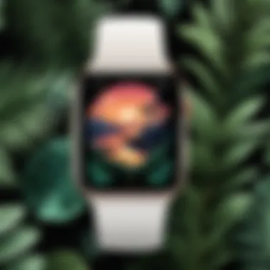 Nature-inspired wallpaper for Apple Watch