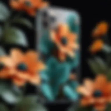Floral Elegance for Your Phone Elegant floral design case for iPhone 12 Pro Max