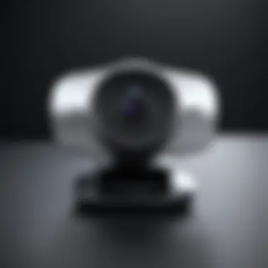 Sleek Modern Webcam A modern downloadable webcam showcasing its sleek design